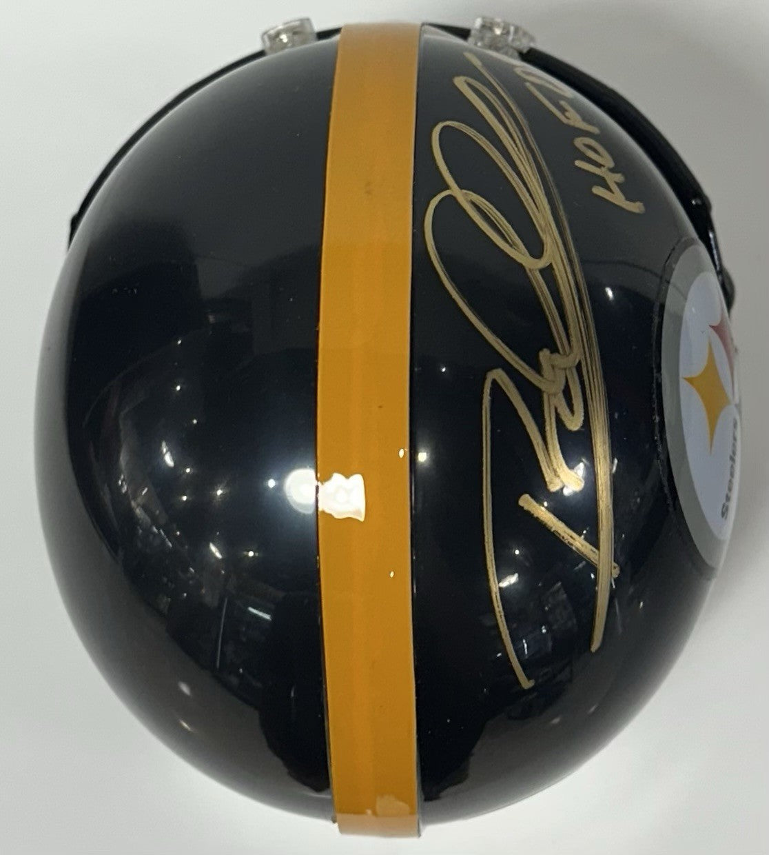 Rod Woodson Signed Pittsburgh Steelers Mini Helmet HOF 09 Autograph Steiner COA