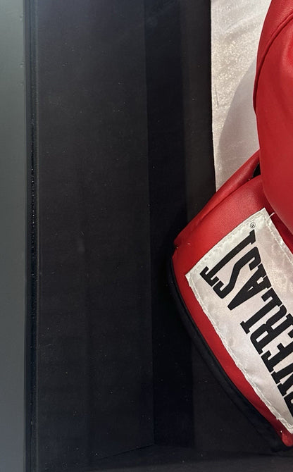 Mark Wahlberg Micky Ward Signed Framed Boxing Robe Glove Irish Fighter Auto COA