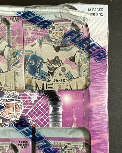 1996-97 Fleer Metal Universe Hockey Factory Sealed Retail Box 18 Packs Inserts