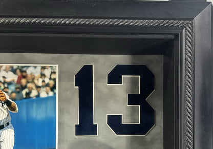 Alex Rodriguez Signed Bat + Baseball Shadowbox Yankees 3000 Hit Auto Steiner COA
