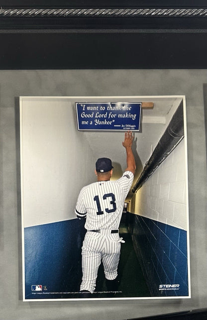 Alex Rodriguez Signed Bat + Baseball Shadowbox Yankees 3000 Hit Auto Steiner COA