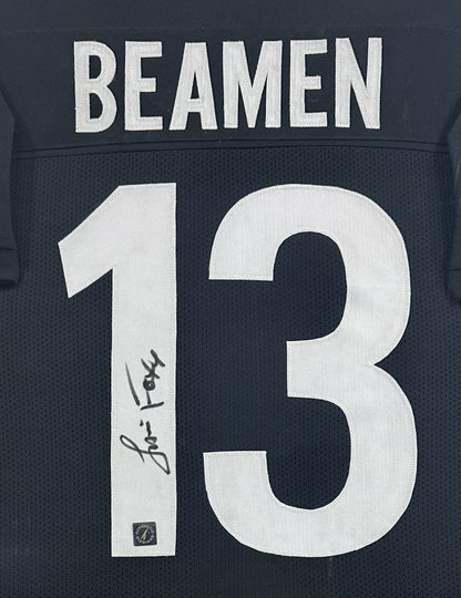 Jamie Foxx Willie Beaman Signed Framed Sharks Jersey Any Given Sunday Auto COA