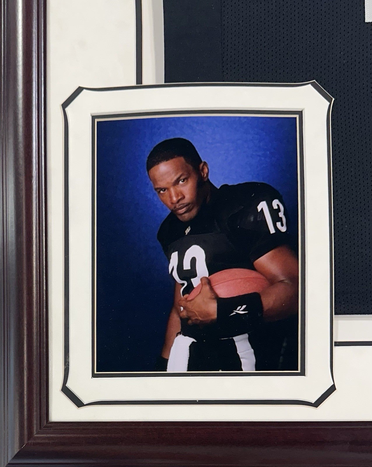 Jamie Foxx Willie Beaman Signed Framed Sharks Jersey Any Given Sunday Auto COA