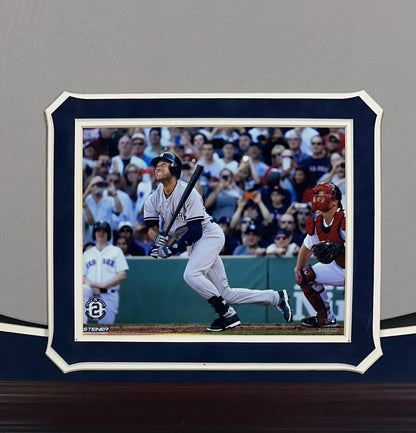 Derek Jeter Signed Yankees Majestic Authentic Jersey Framed Auto Steiner MLB HOF