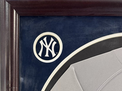 Derek Jeter Signed Yankees Majestic Authentic Jersey Framed Auto Steiner MLB HOF