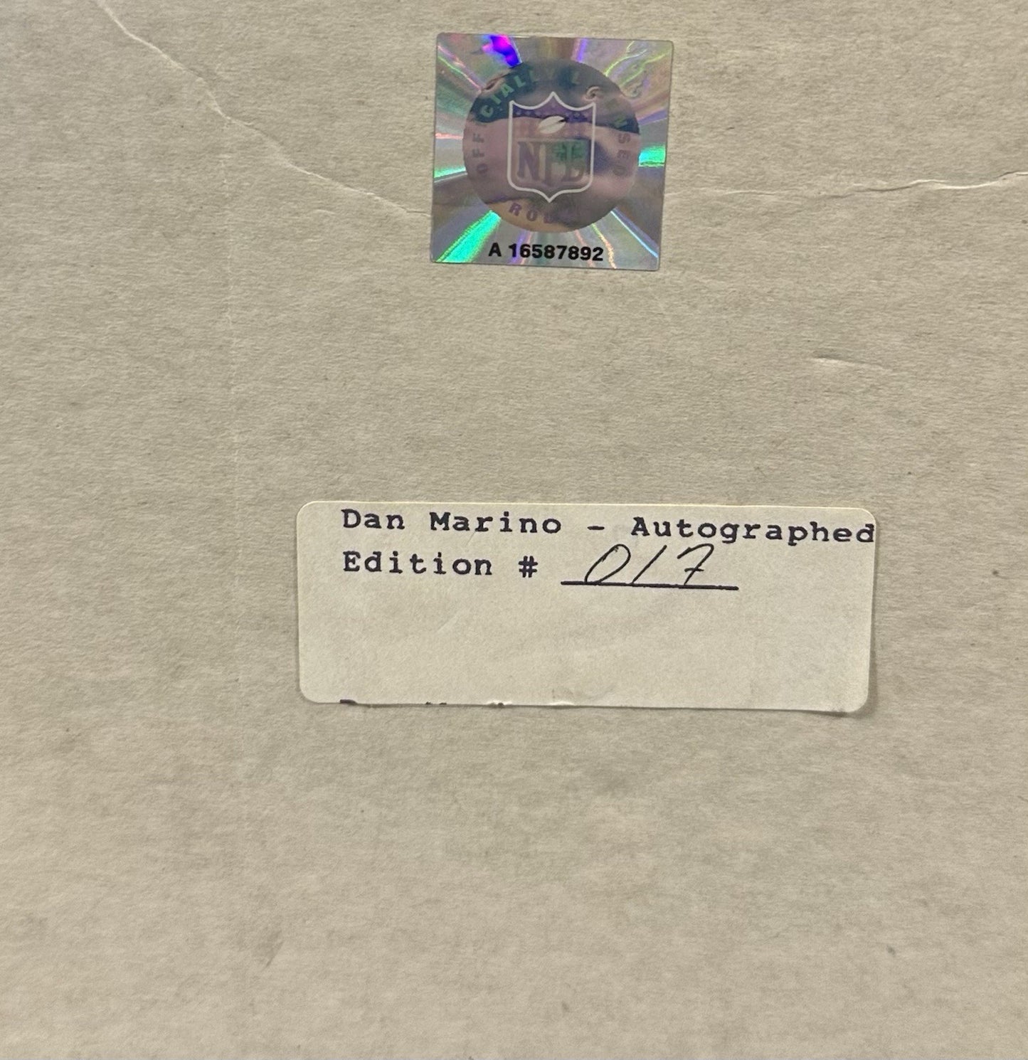 Dan Marino Signed Art of Sport Figurine Miami Dolphins LE Auto HOF UDA COA NIB