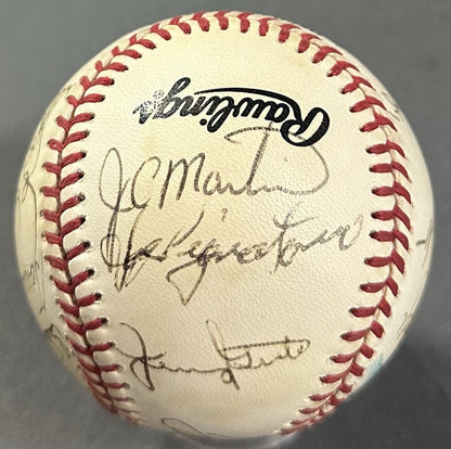 1969 Mets WS Team Signed NL Baseball Tom Seaver Tug McGraw Agee  19 Auto COA HOF