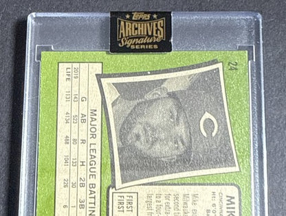 2021 Topps Archives Signature Series Heritage Mike Moustakas Auto 1/1 Sealed Mt