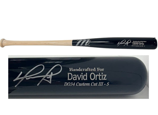 David Ortiz Signed Marucci D034 Game Model Bat Red Sox Auto HOF MLB Fanatics Coa