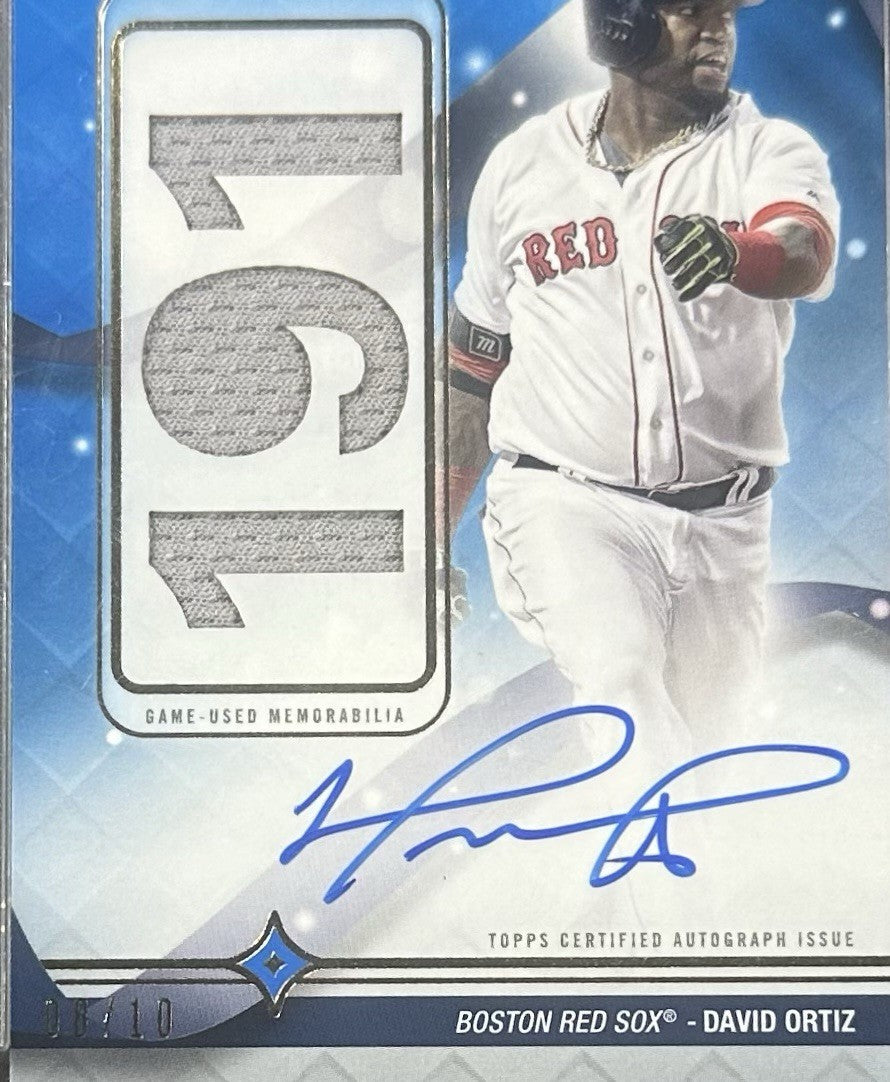 2023 Topps Luminaries HR Kings David Ortiz Auto Patch /10 Red Sox Sealed HOF