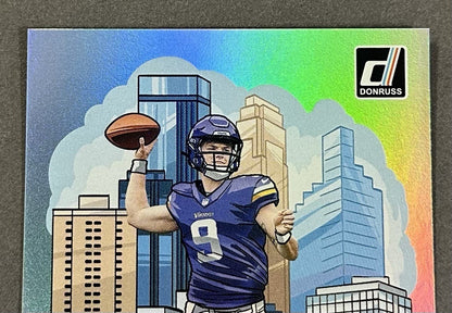 2024 Panini Donruss Football JJ McCarthy Rookie Downtown RC Vikings #11 SSP