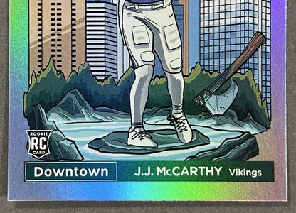 2024 Panini Donruss Football JJ McCarthy Rookie Downtown RC Vikings #11 SSP
