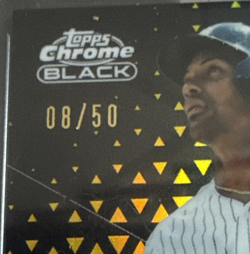 2020 Topps Chrome Black Miguel Andujar #CBA-MA Signed On Card /50 Mint Auto Reds