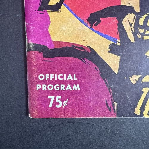1968 AFL CHAMPIONSHIP GAME PROGRAM SHEA STADIUM NY JETS vs OAKLAND RARE Nice