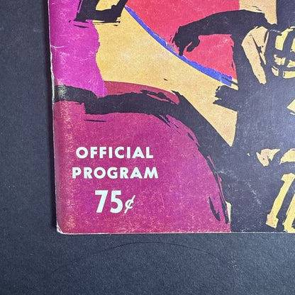 1968 AFL CHAMPIONSHIP GAME PROGRAM SHEA STADIUM NY JETS vs OAKLAND RARE Nice