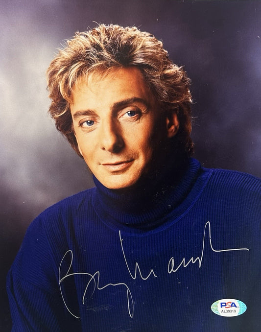 Barry Manilow Signed 8x10 Framed Photo Mint Auto PSA COA Autograph