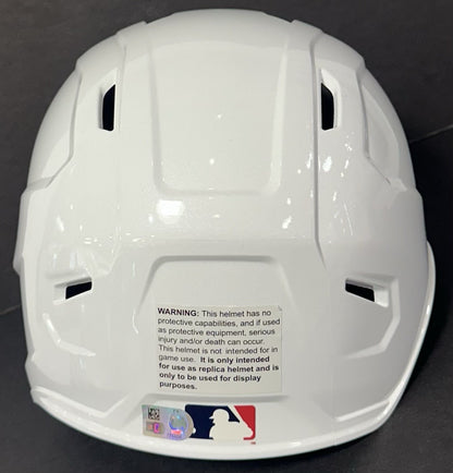 Aaron Judge Signed NY Yankees Chrome Rawlings Batting Helmet MVP Auto Fanatics