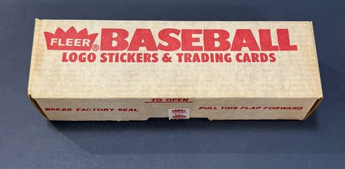 1989 Fleer Baseball Card Complete  Factory Sealed Set Ken Griffey Rc Bill Ripken