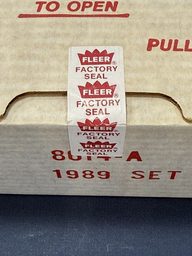 1989 Fleer Baseball Card Complete  Factory Sealed Set Ken Griffey Rc Bill Ripken