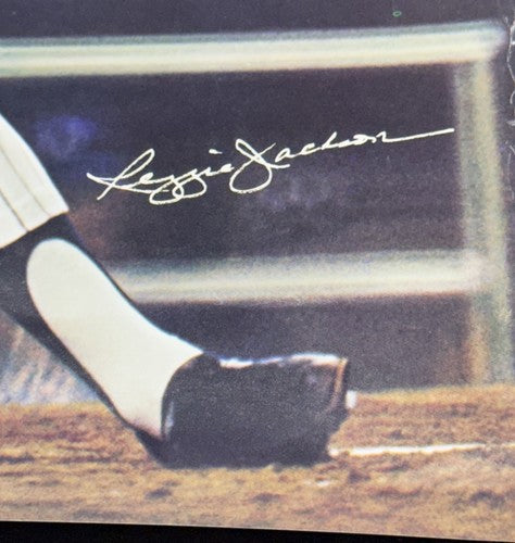 VINTAGE 1978 REGGIE JACKSON Ny YANKEES PROMO CANDY BAR POSTER Original 15x18