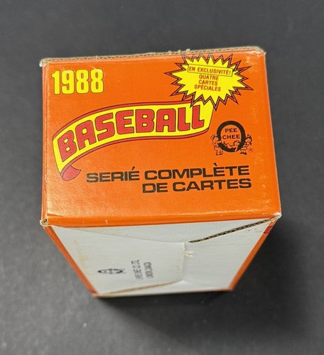 O-Pee-Chee Baseball Factory Box Set Complete 1988 Bo Jackson Barry Bonds