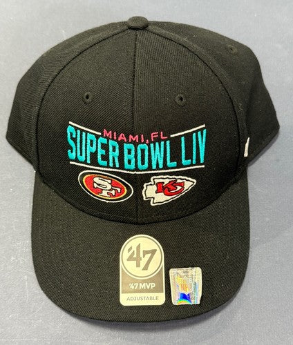 Super Bowl LIV Hat 47 Brand New Adjustable Cap Chiefs Logo Patrick Mahomes MVP