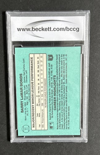 1986 Donruss the Rookies Barry Bonds #11 BCCG 10 Mint