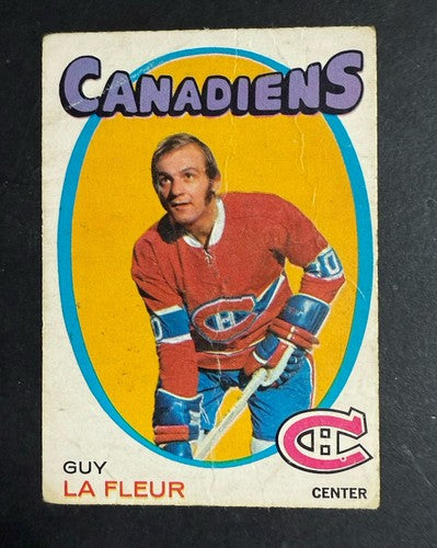 1971-72 OPC O PEE CHEE GUY LAFLEUR #148 ROOKIE RC HOCKEY Card Good HOF Canadiens