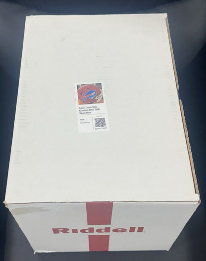 Josh Allen Signed Buffalo Bills Red Speedflex Authentic FS Helmet Auto BAS COA