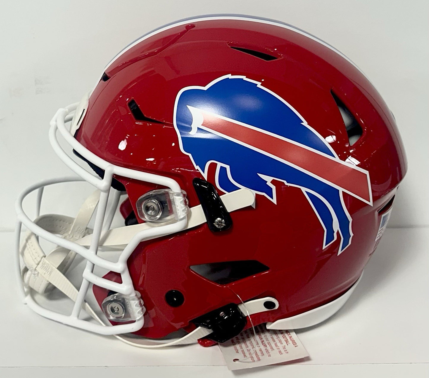 Josh Allen Signed Buffalo Bills Red Speedflex Authentic FS Helmet Auto BAS COA