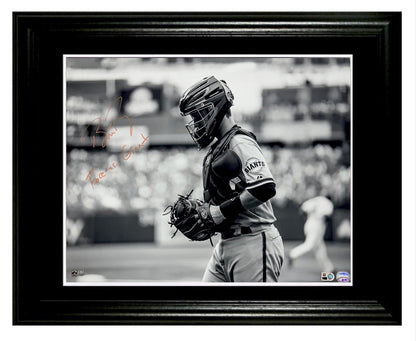 Buster Posey Signed 16x20 Framed Photo Forever Giant Auto Giants MLB Holo COA