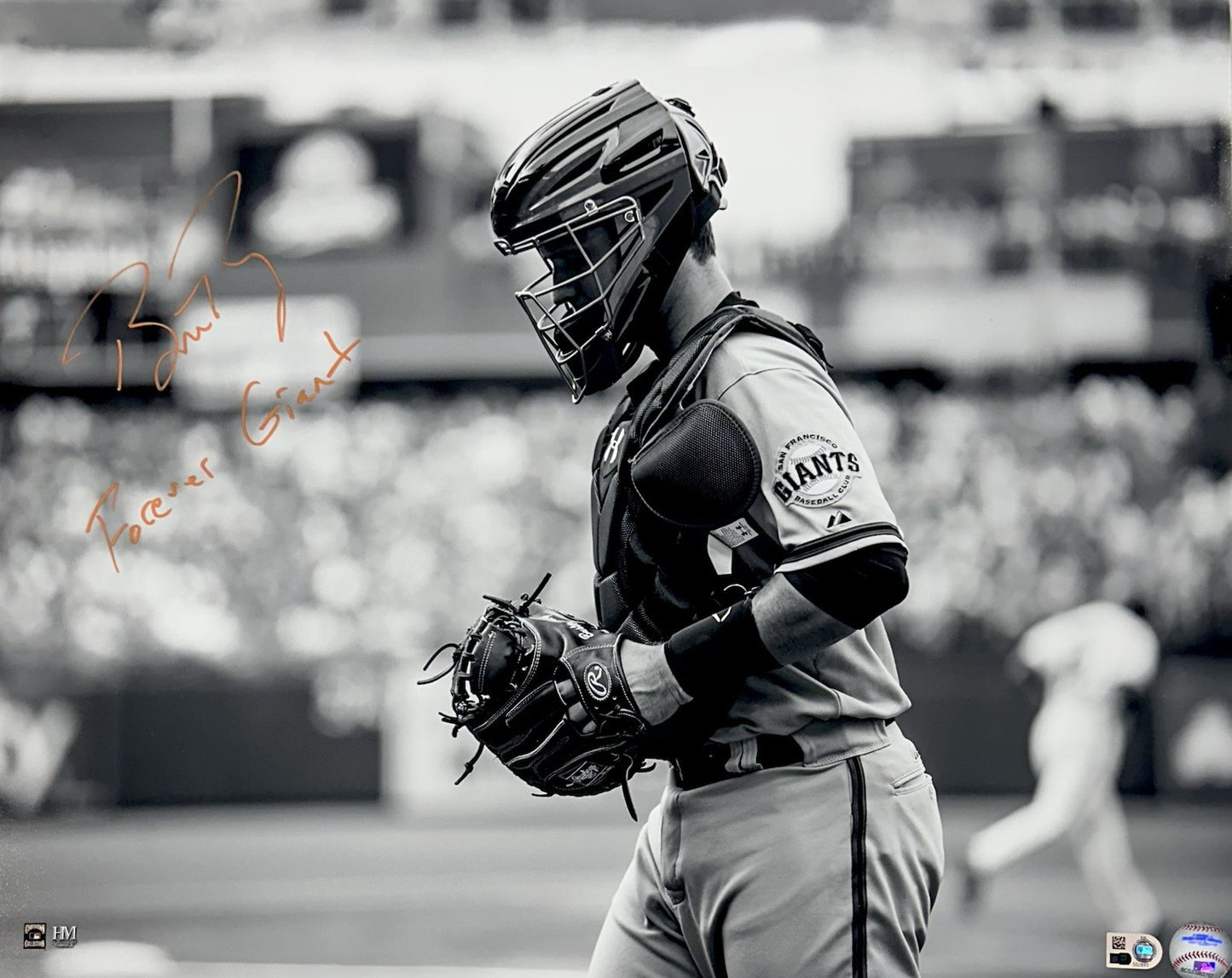 Buster Posey Signed 16x20 Framed Photo Forever Giant Auto Giants MLB Holo COA