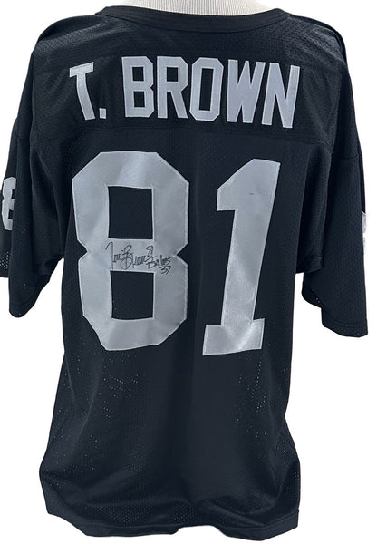 Tim Brown Signed Wilson Oakland Raiders Jersey Psalms 37 Autograph COA HOF NWT