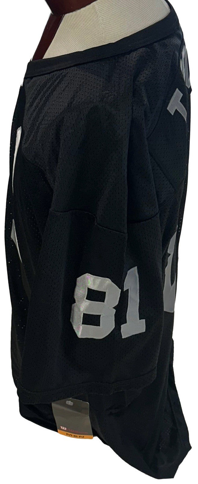Tim Brown Signed Wilson Oakland Raiders Jersey Psalms 37 Autograph COA HOF NWT