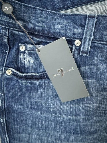 7 Seven For All Mankind Relaxed A Blue Jeans Men Sz 31 Brand New NWT Button Fly