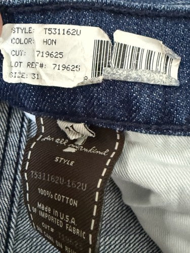 7 Seven For All Mankind Relaxed A Blue Jeans Men Sz 31 Brand New NWT Button Fly