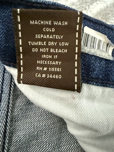 7 Seven For All Mankind Relaxed A Blue Jeans Men Sz 31 Brand New NWT Button Fly