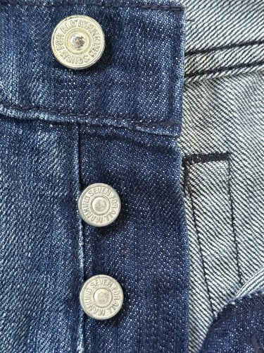 7 Seven For All Mankind Relaxed A Blue Jeans Men Sz 31 Brand New NWT Button Fly