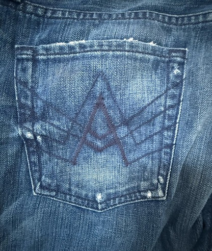 7 Seven For All Mankind Relaxed A Blue Jeans Men Sz 31 Brand New NWT Button Fly