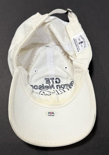 Tiger Woods Signed Gte Byron Nelson Classic Hat Cap PSA 9 Graded Mint Auto