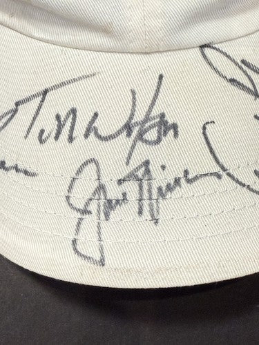 The Wendy's Skins Game Jack Nicklaus Arnold Palmer Signed Hat Watson 6 Auto Psa