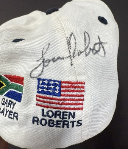 The Wendy's Skins Game Jack Nicklaus Arnold Palmer Signed Hat Watson 6 Auto Psa