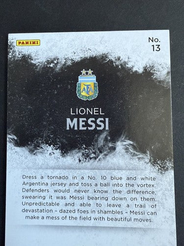 LIONEL MESSI Panini 2016 Father's Day #13 Argentina 49/50 SSP Rare Mint Soccer