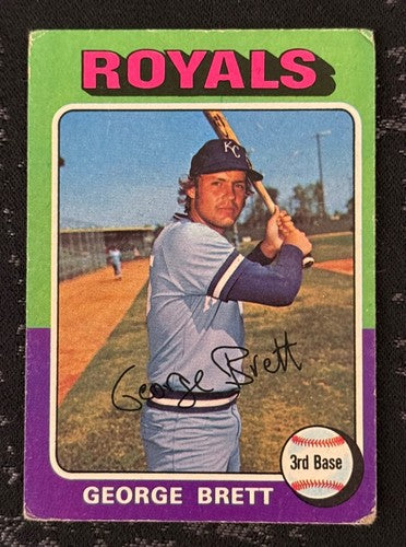 1975 Topps George Brett #228 Rookie Card RC Royals Hall Of Fame HOF