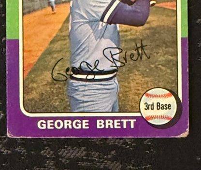 1975 Topps George Brett #228 Rookie Card RC Royals Hall Of Fame HOF