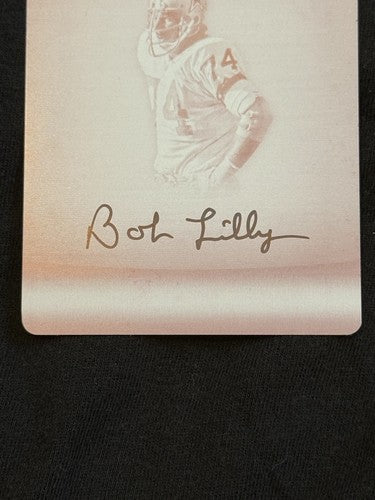 2017 Panini Preferred Bob Lilly Signed 1/1 Printing Plate Mint AUTO Cowboys HOF