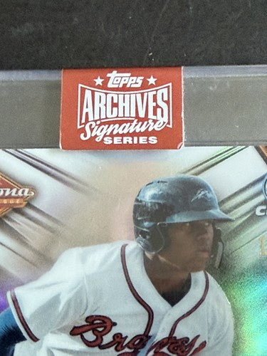 2023 Topps Archives Signature Series Cristian Pache 1/1 Mint Auto Braves Sealed