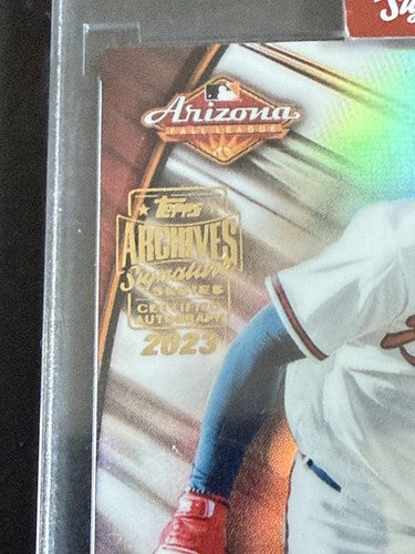 2023 Topps Archives Signature Series Cristian Pache 1/1 Mint Auto Braves Sealed