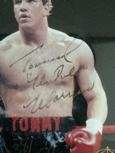 1991 Ringlords Tommy Morrison Rocky Signed The Duke Auto Psa Coa Mint Rc /150