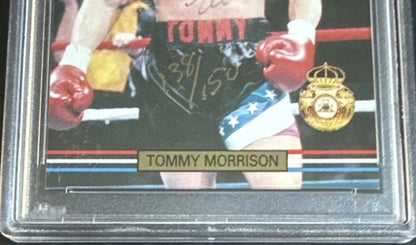 1991 Ringlords Tommy Morrison Rocky Signed The Duke Auto Psa Coa Mint Rc /150